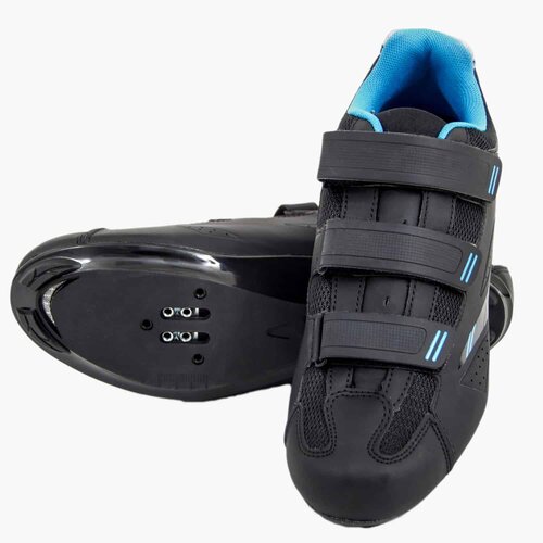 women tommaso Pista 100 blue-black color cycle shoe bundle