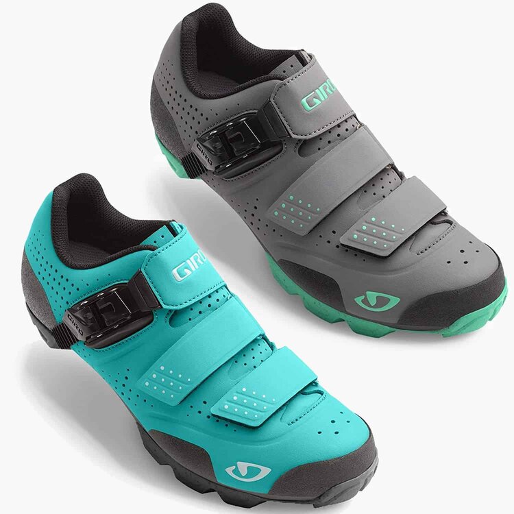 giro manta r womens cycling shoes Charcoal-Turquoise
