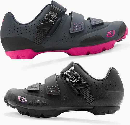 giro manta r womens cycling shoes black-pink