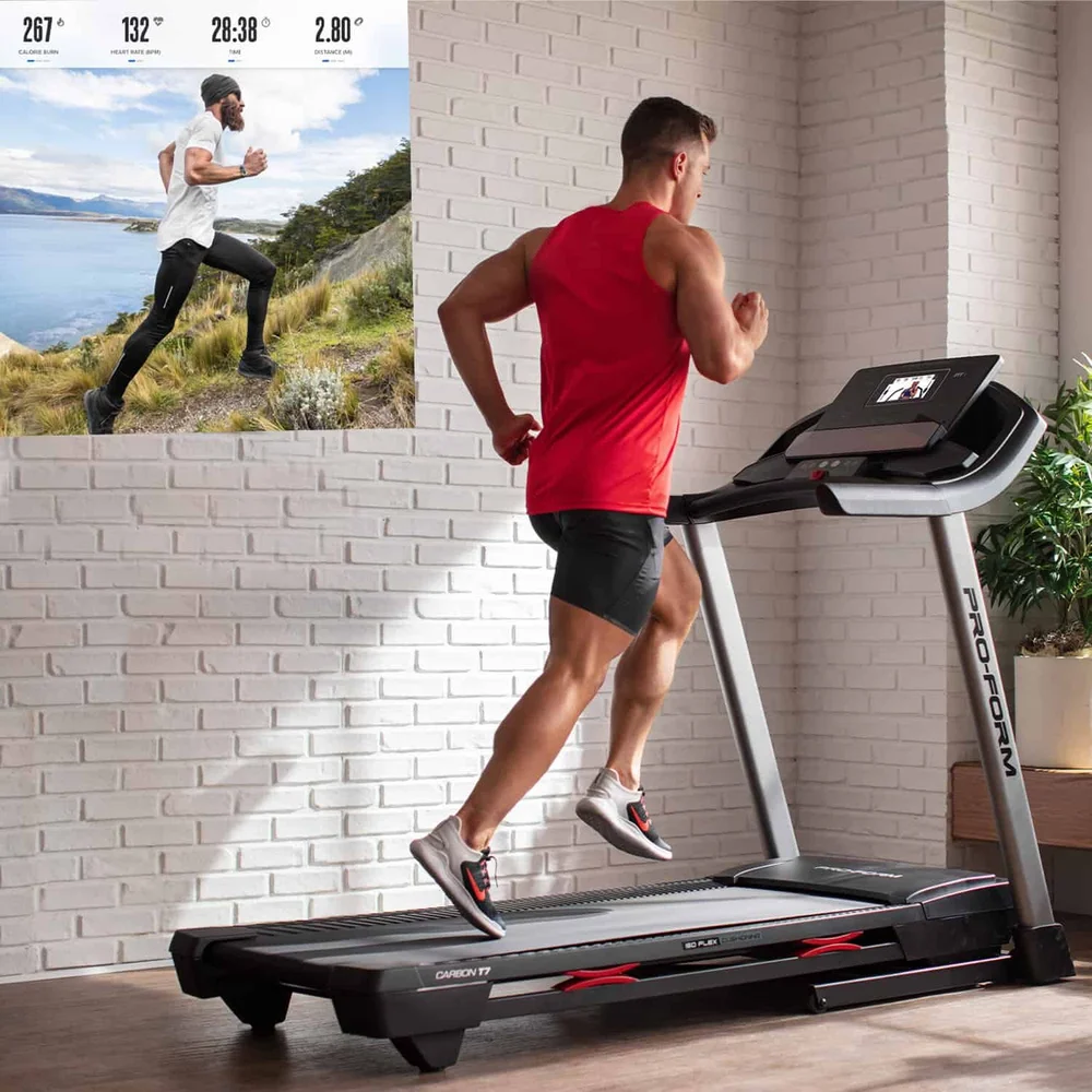 Gym Equipment Proform Free Treadmill Proform Carbon T7 Treadmill