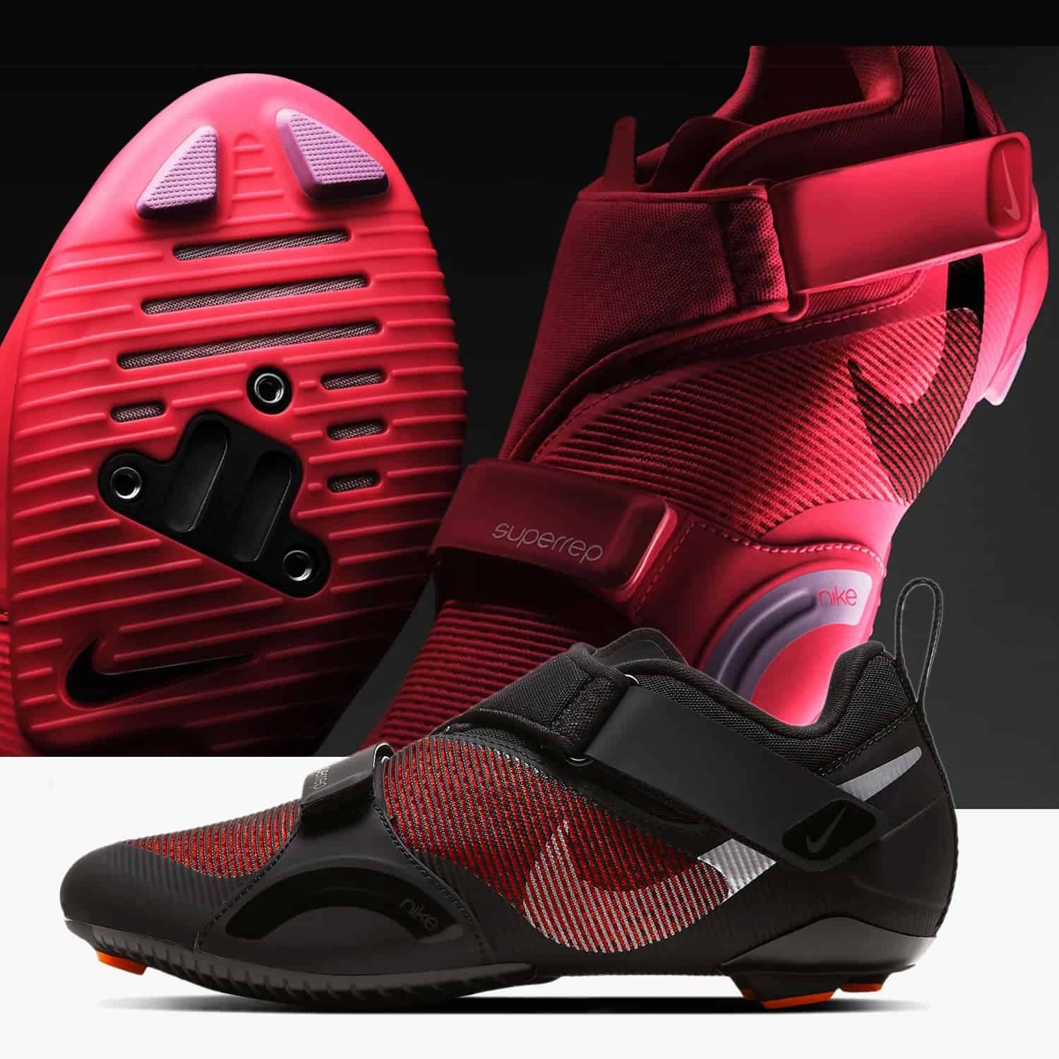 Nike Poggio IV 4UL Cycling Shoes - Carbon Fiber - Black/Silver/Yellow  -Men's 6.5 | eBay