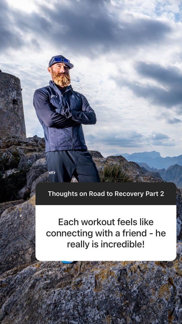 Each workout feels like I am connecting with a friend