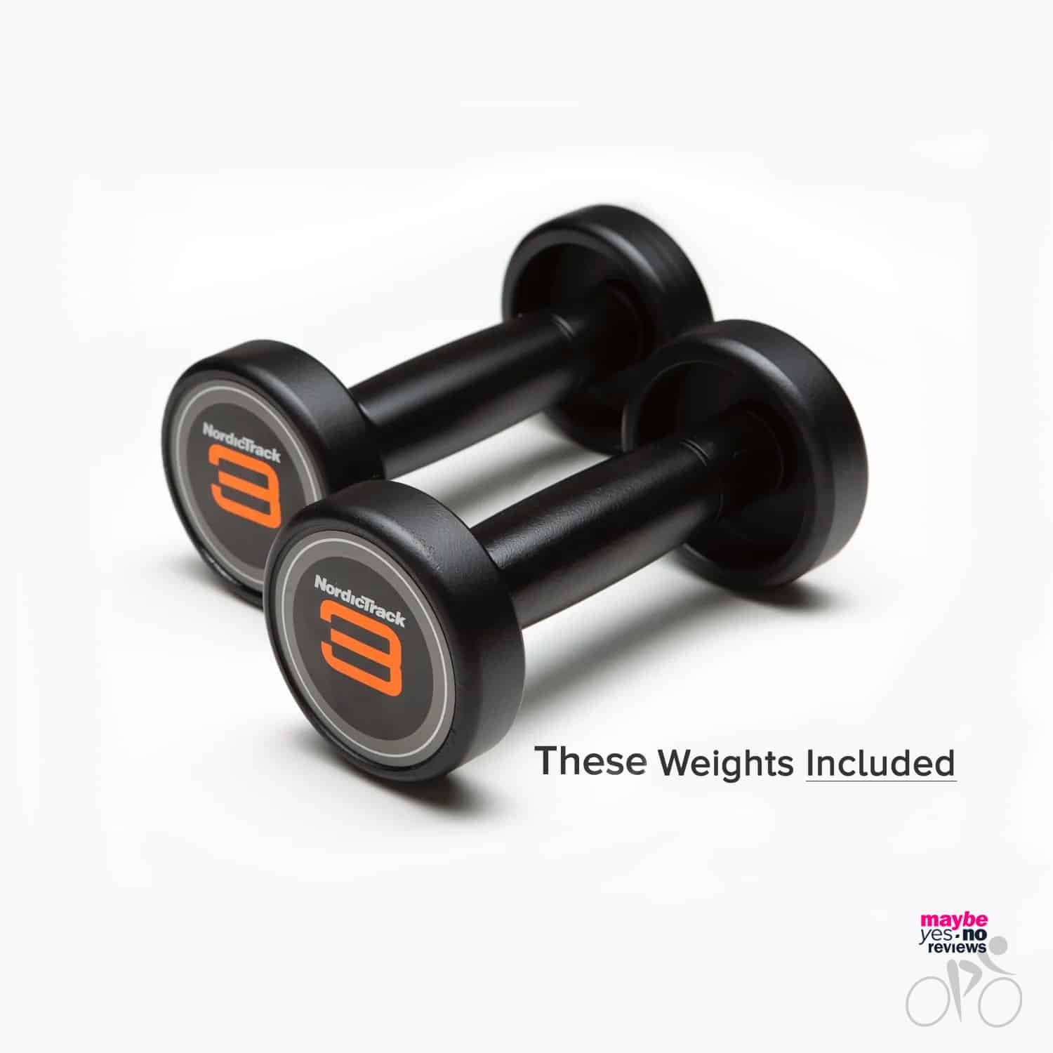 Weights included with a Studio Bike