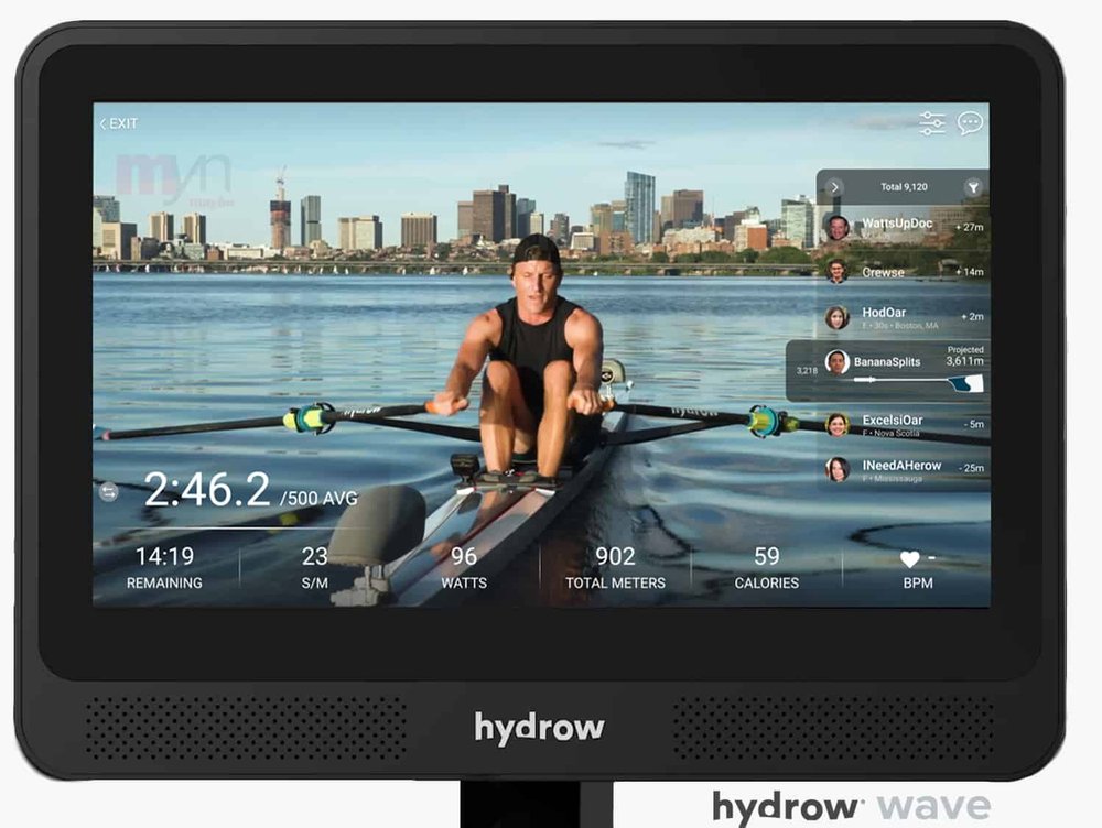 On-Demand training rowing with Hydrow