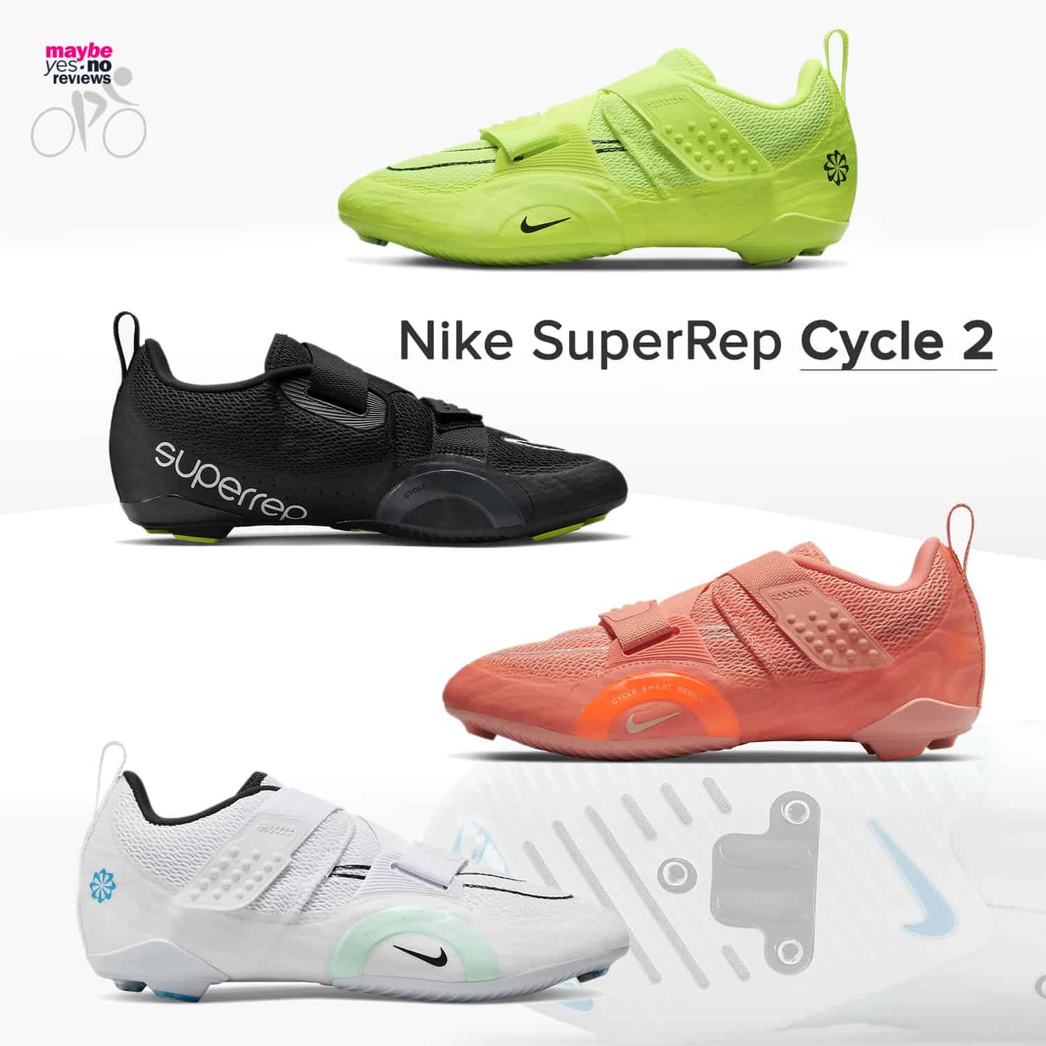 Nike Poggio II Cycling Shoe Carbon Sole Silver EU 37 / US 4.5 NEW OLD STOCK  | eBay