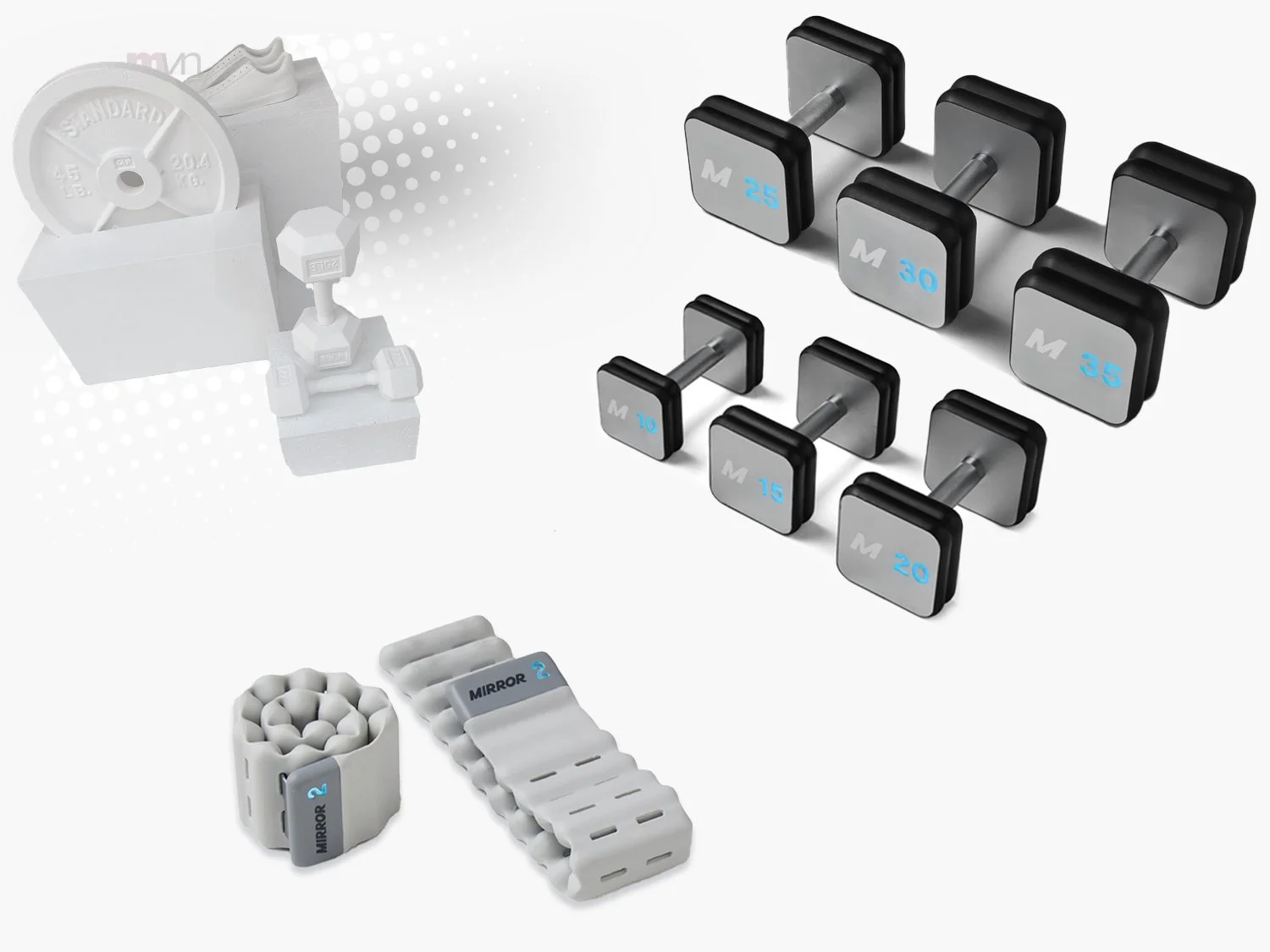 The Mirror from Lululemon ADDS Smart dumbbell weights — MAYBE.YES.NO