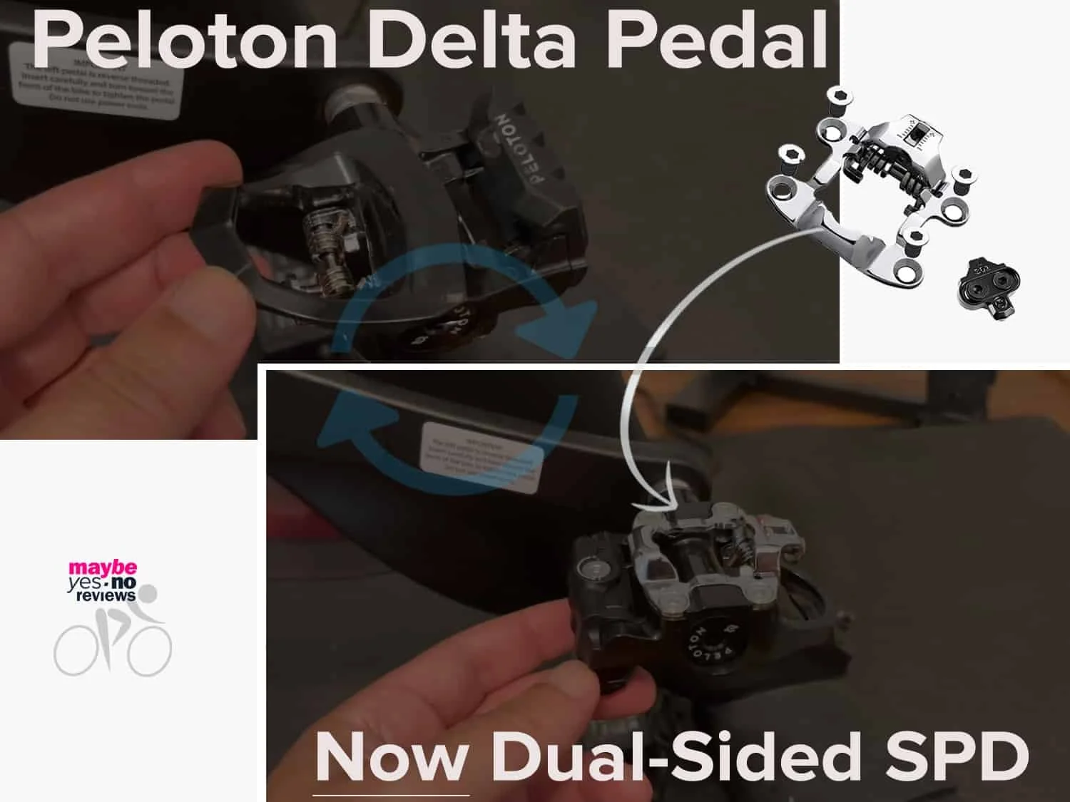 peloton dual sided pedals