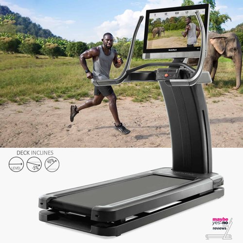 Treadmill With Virtual Scenery 