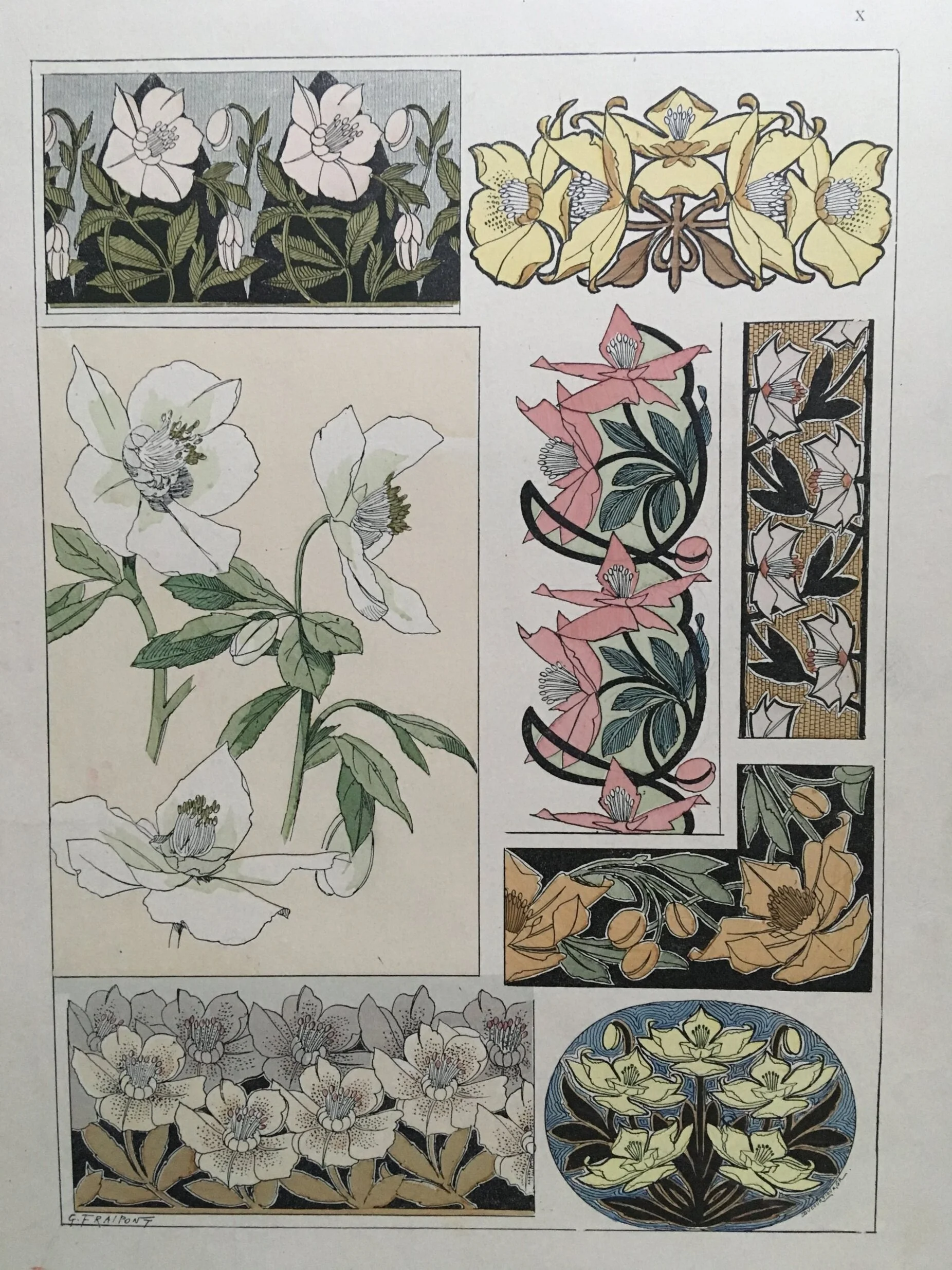 Gustave Fraipont S Decorations Florales Art Nouveau Wallpaper Design This Bohemian Wife