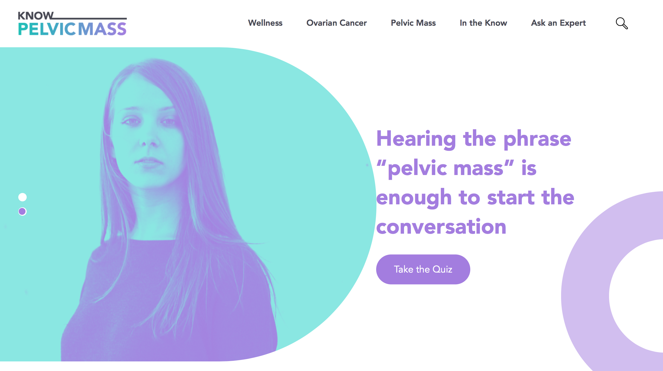 Redesign of KnowPelvicMass.com