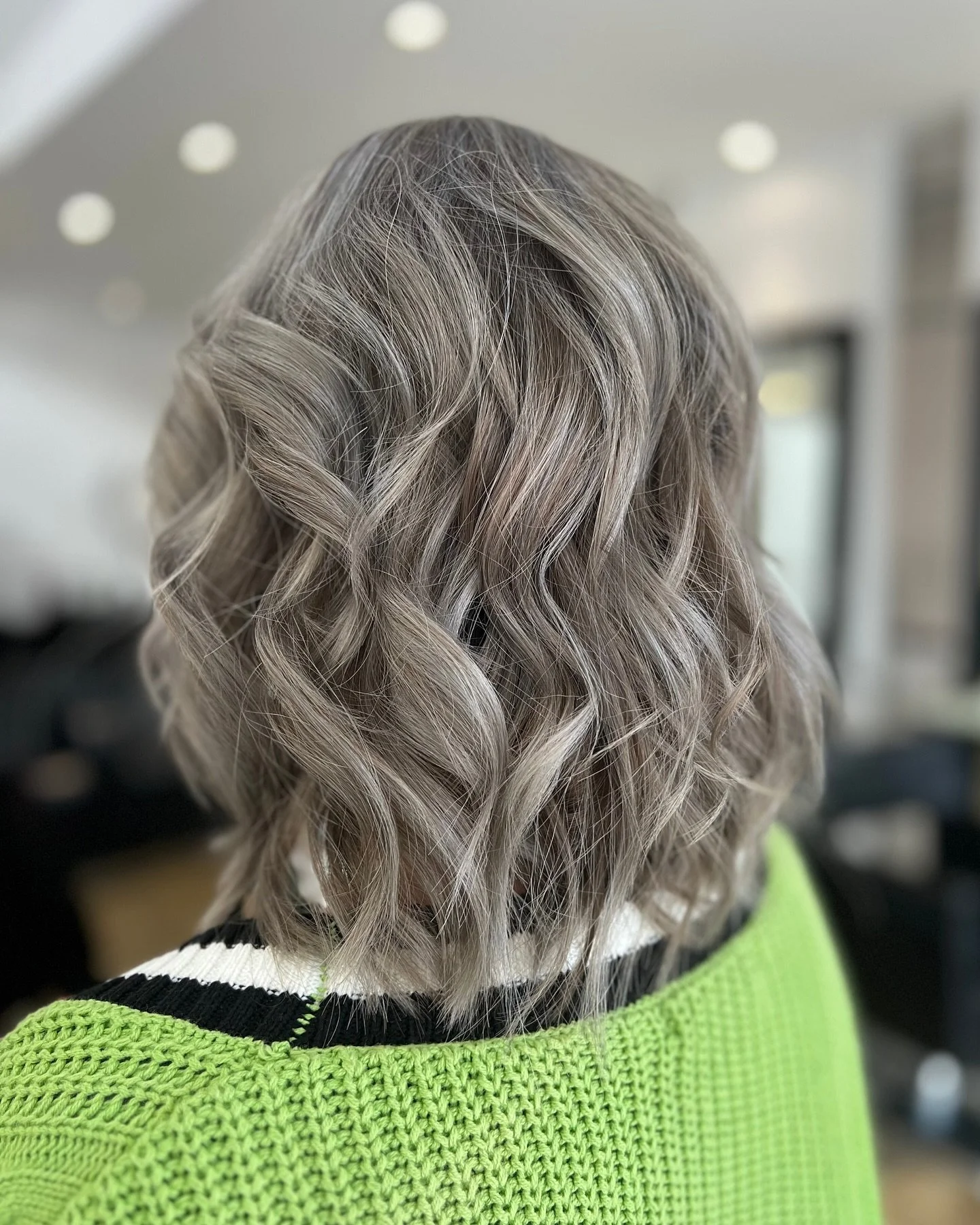 Grey blending at its finest 🤌✨
Soft, natural, and seamless, the perfect way to embrace your greys while keeping dimension and shine. 

The best part? It grows out beautifully with natural regrowth.