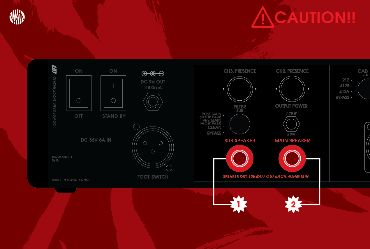 ^ 一年保養並 不包括 後級放大機 和 電源供應( 火牛) 。One year warranty EXCLUDE Power Amp (Point1&2) and Power Supply .