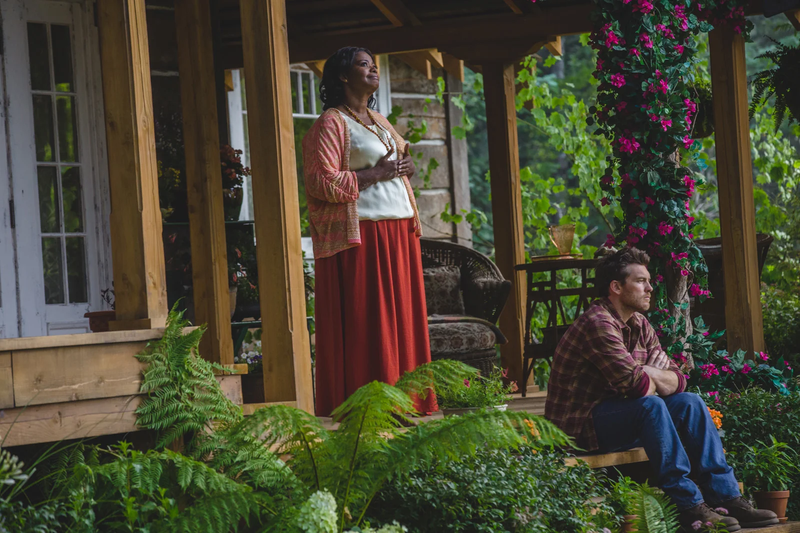 Octavia Spencer and Sam Worthington in The Shack / Pioneer Films