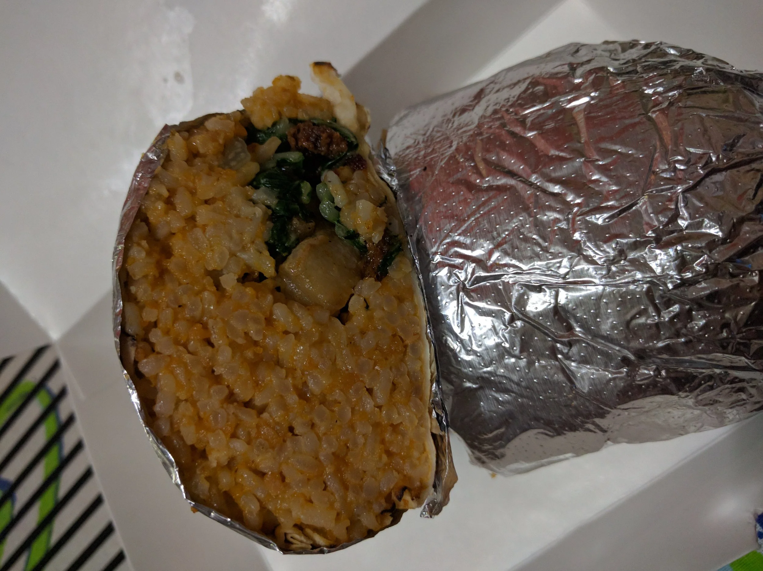 Buen Comer's famous Kare Kare Burrito