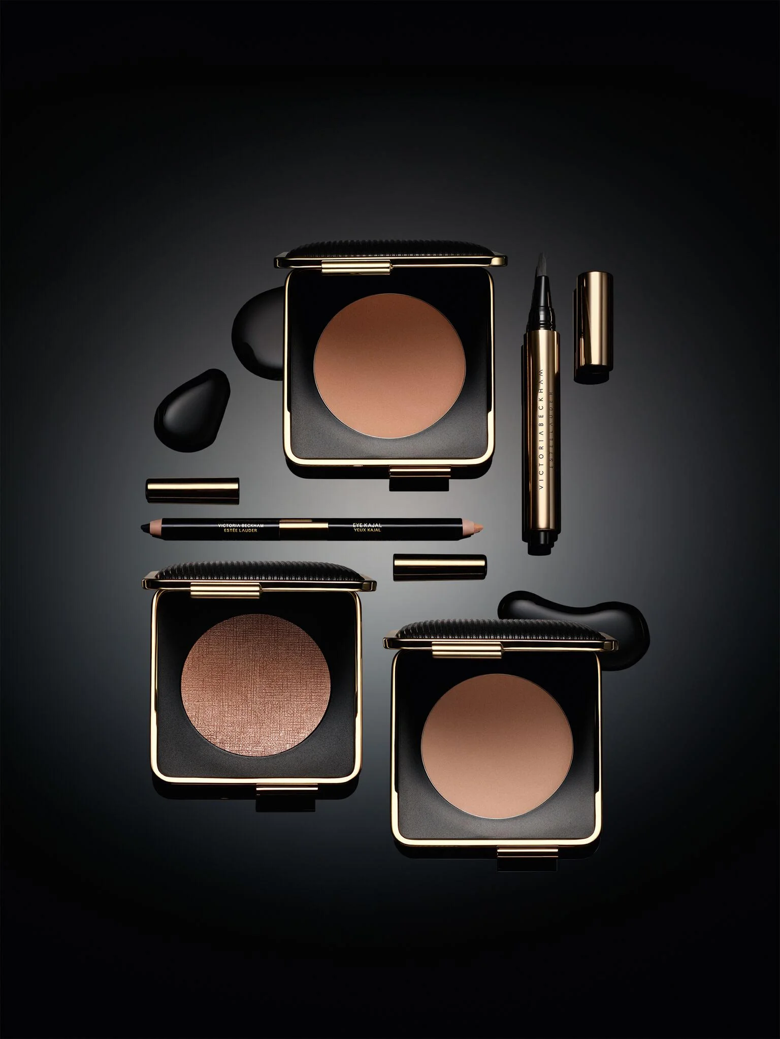 Bronzer in Java Sun, Lip Gloss in Moroccan Heat, NEW Bronzer in Saffron Sun, Highlighter in Modern Mercury, Eye Kajal Duo in Black Saffron/Vanille / Estee Lauder