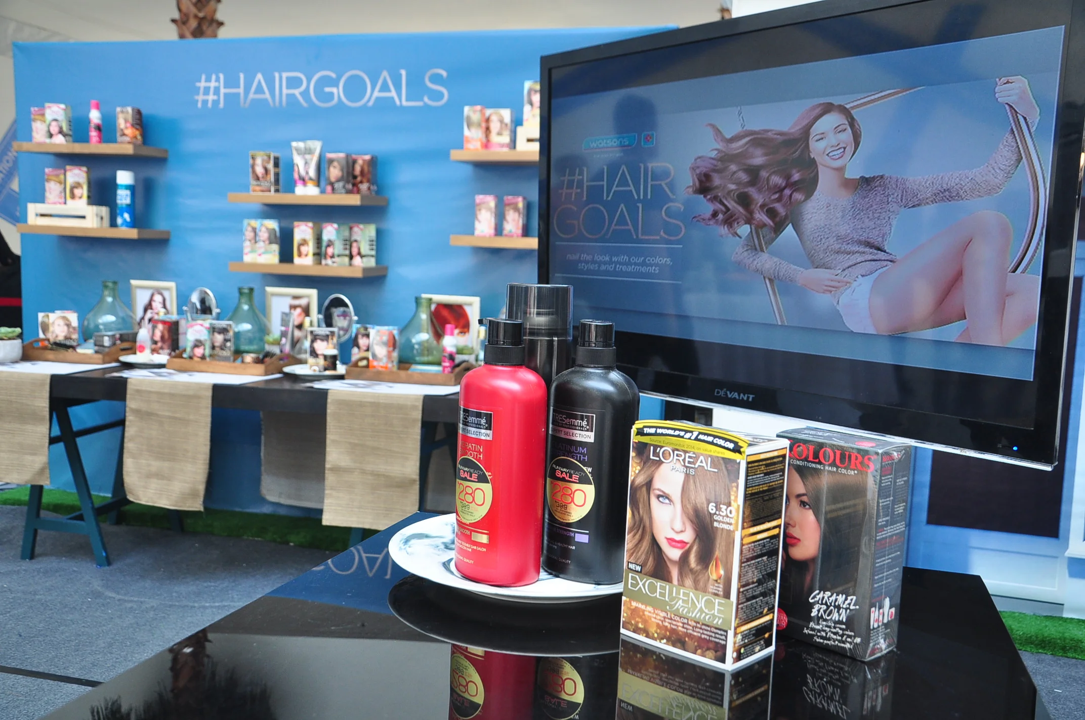 #WatsonsHairGoals event at the SM Mall of Asia last 19 May.