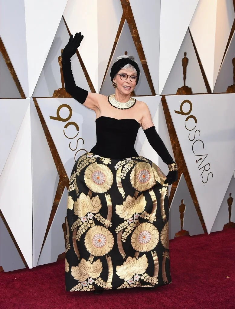 Rita Moreno Wears Proudly Pinoy at the Red Carpet of the 90th Academy Awards