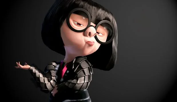 Someone Painted Edna Mode and the Fallen Supers and We're Totally Screaming