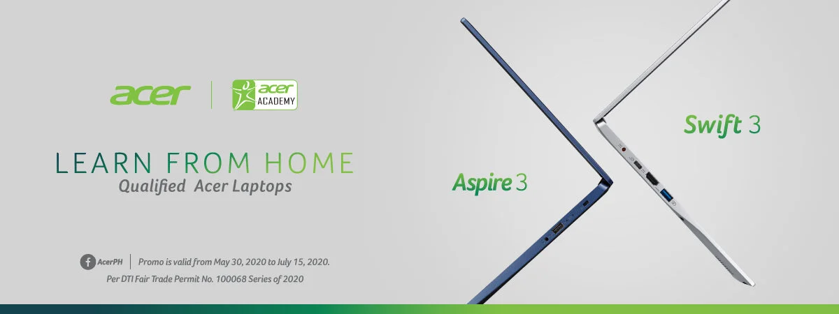 Swift 3, Aspire 3 laptops in Acer's Learn From Home Program