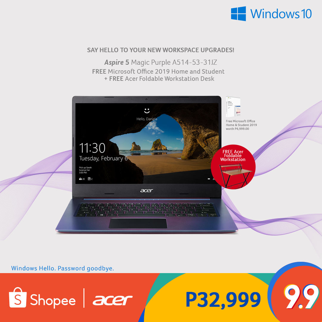 Acer Offers Great Deals and Freebies on Shopee 9.9