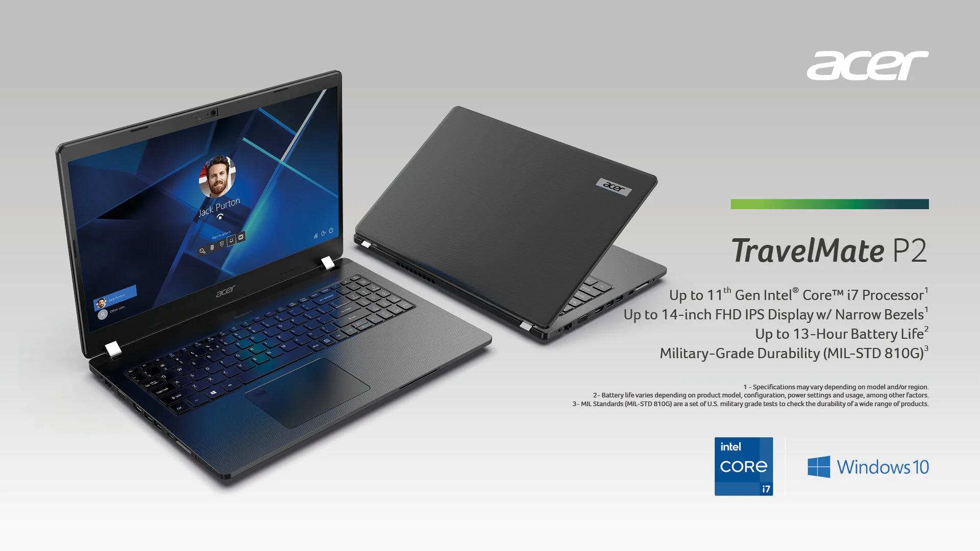 Acer Unveils 3 New Products in the Robust TravelMate Notebook Series for Commercial Use