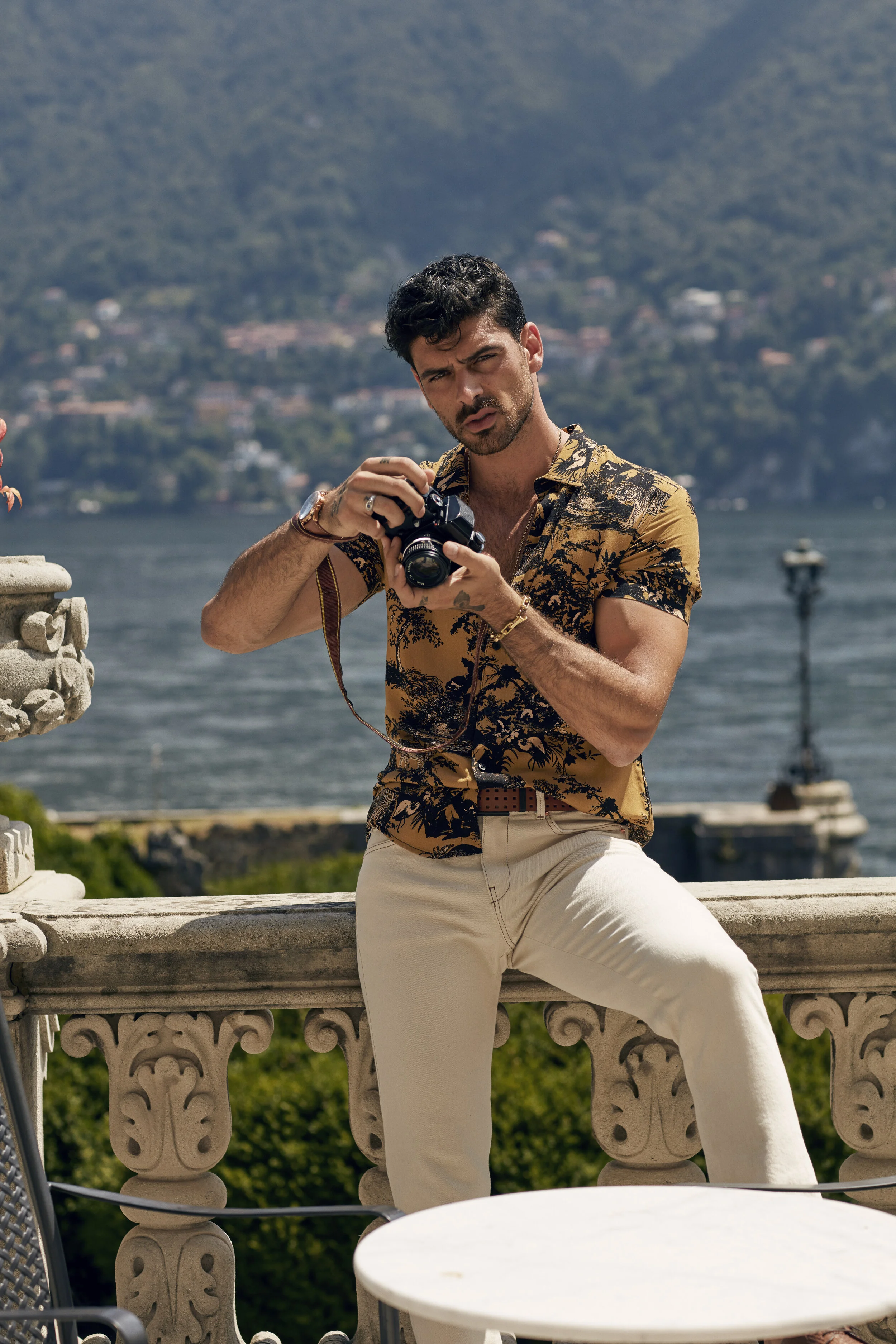 Michele Morrone is the new face of GUESS Men's