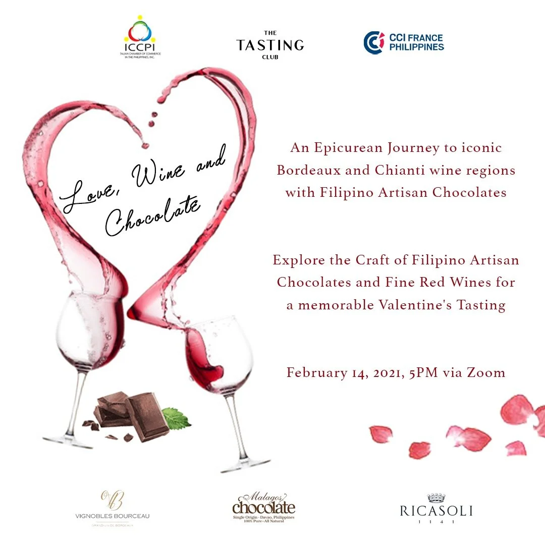 Wines, roses and chocolates on love day 