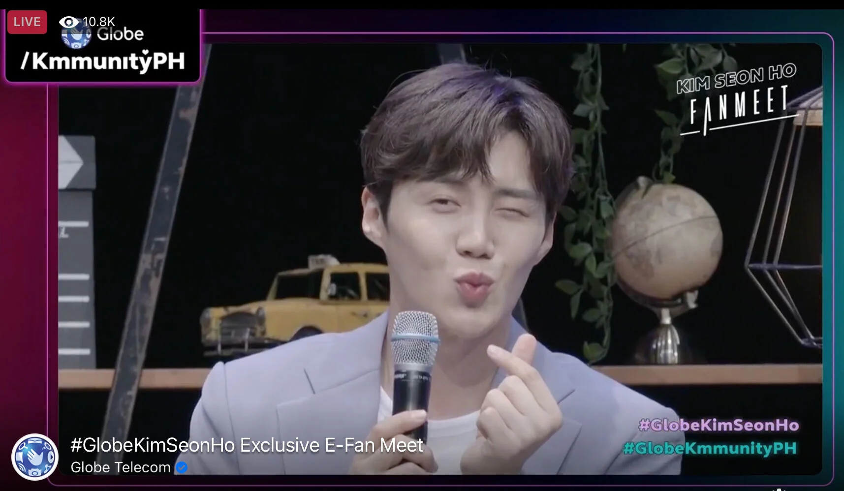 Kim Seon-ho meets Filipino fans in online event