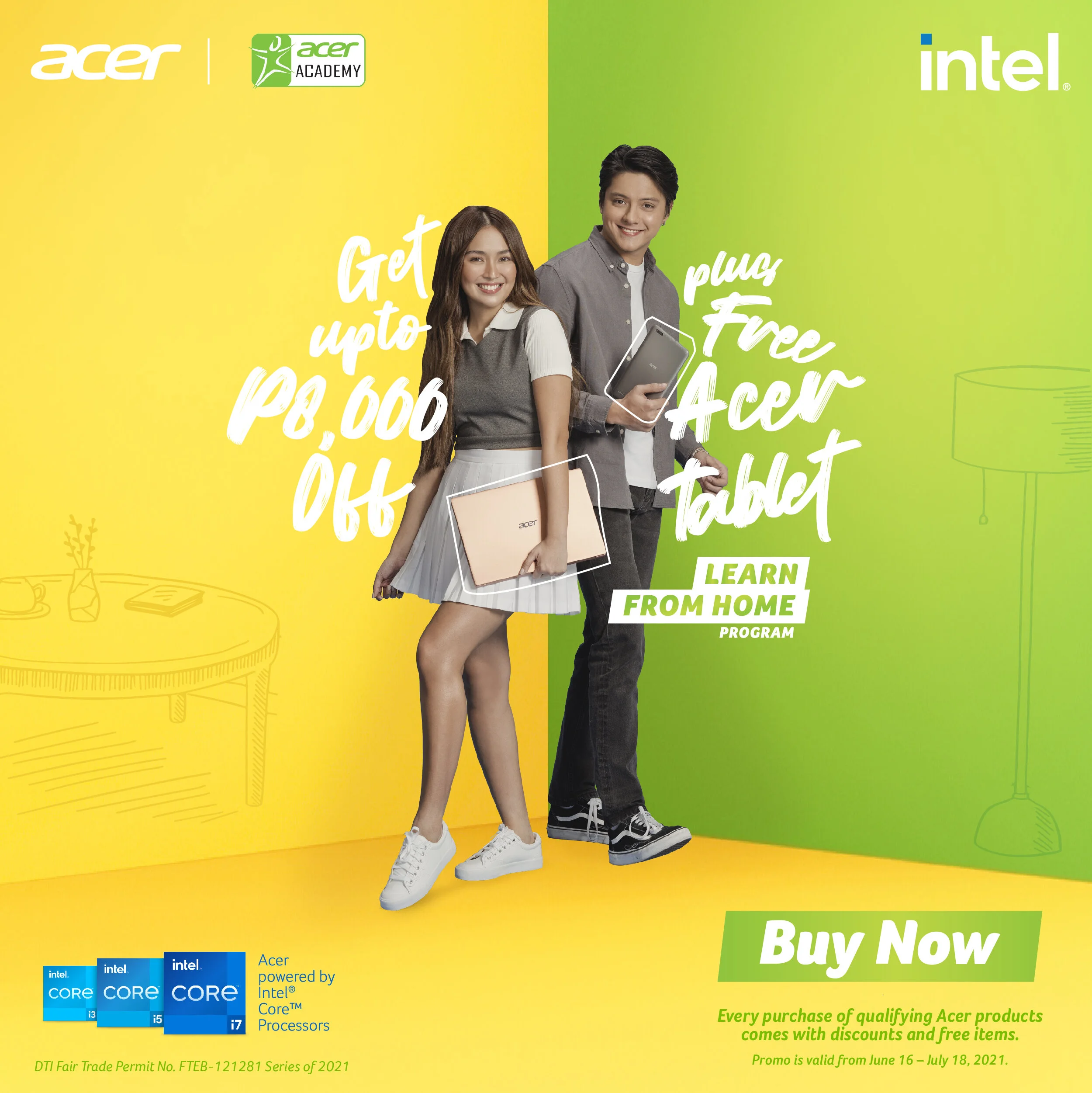 KathNiel Invites You To Take Part In Acer’s Learn From Home Program And Get Up To Php8,000 And More