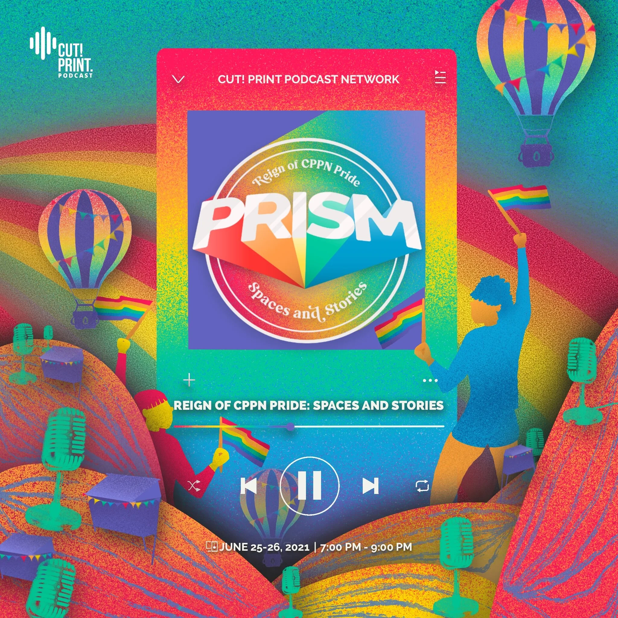 Cut! Print. Podcast Network Holds 1st Pride Event