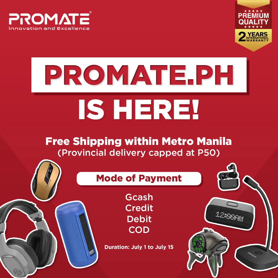 Get Your Promate Products From Their New Website