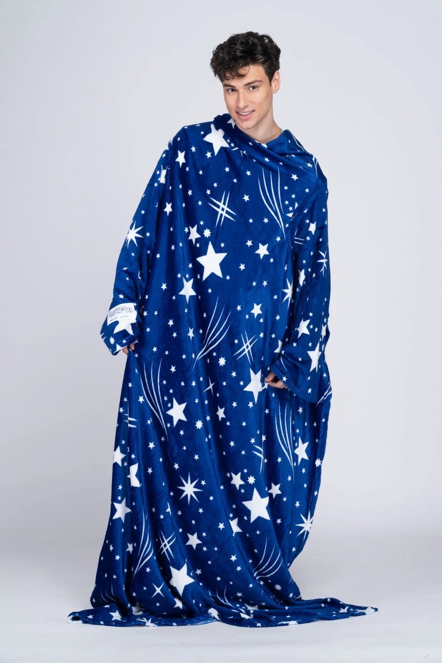 This Blanket With Sleeves Is The Perfect Sleeping Companion