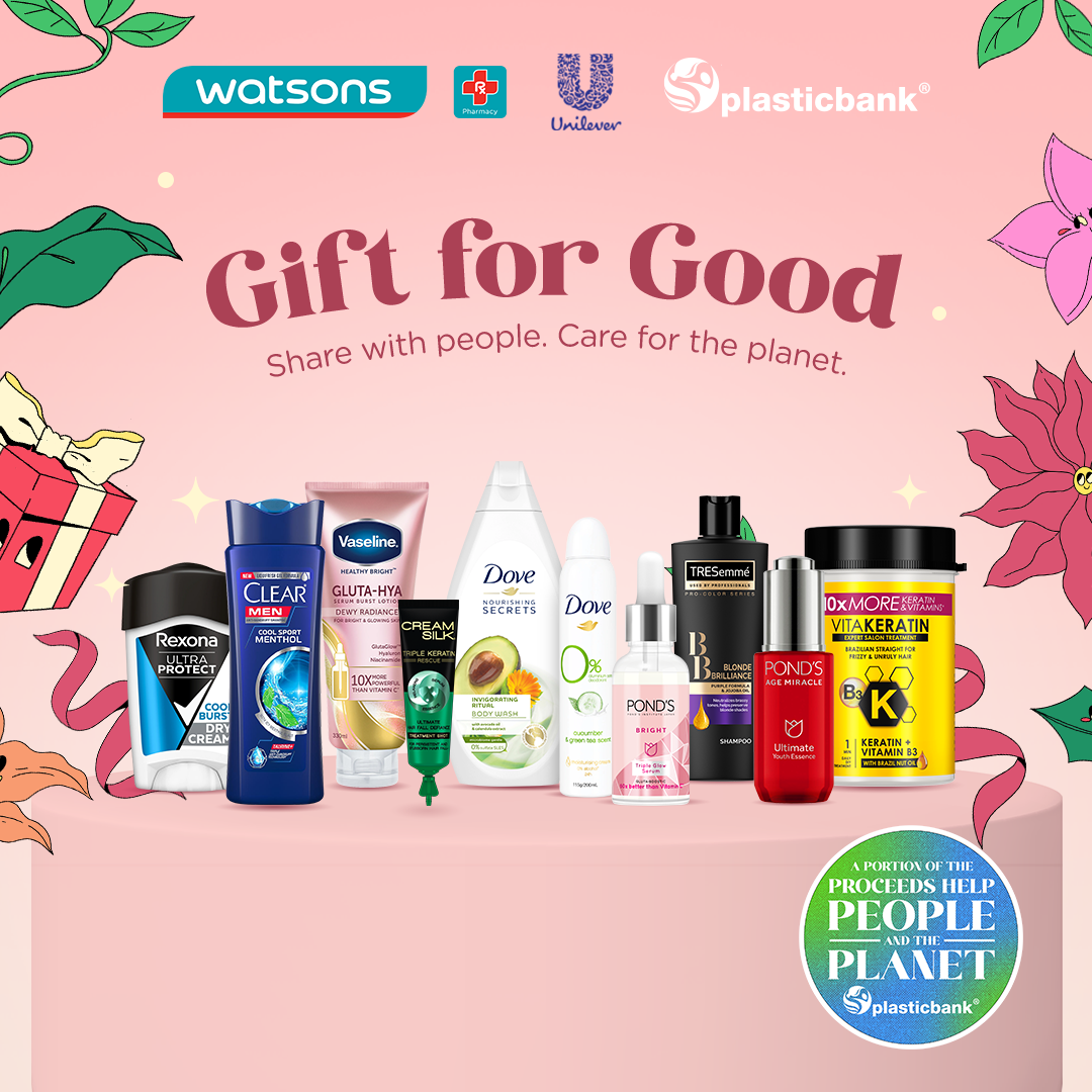Watsons Teams Up With Unilever &amp; Plastic Bank To Help Save The Planet