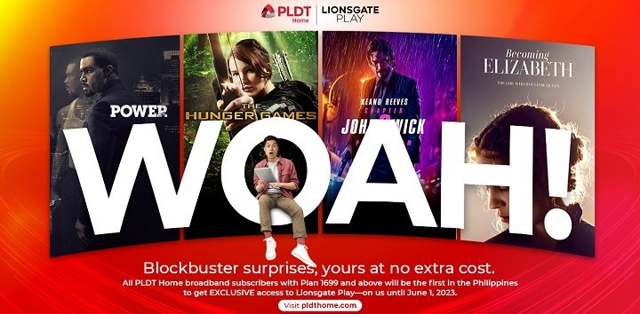 PLDT Home, Lionsgate Play Team Up To Bring Cinematic Content To Filipino Homes