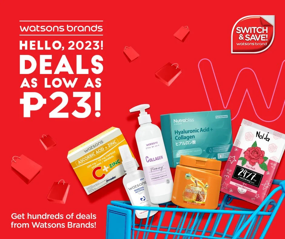 Watsons Holds 23-Peso Sale!