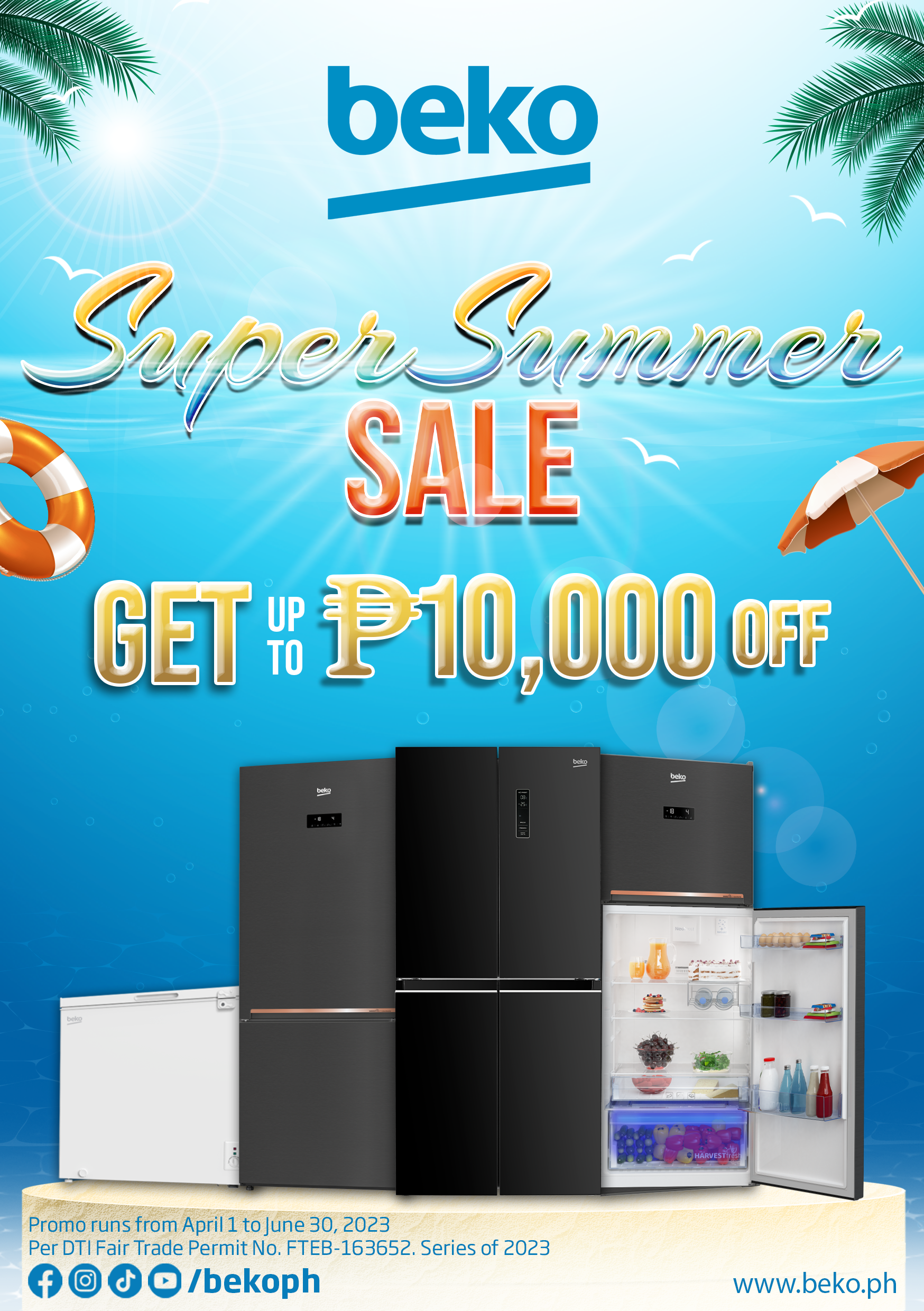Enjoy Up To Php10,000 Off In Beko’s Super Summer Sale