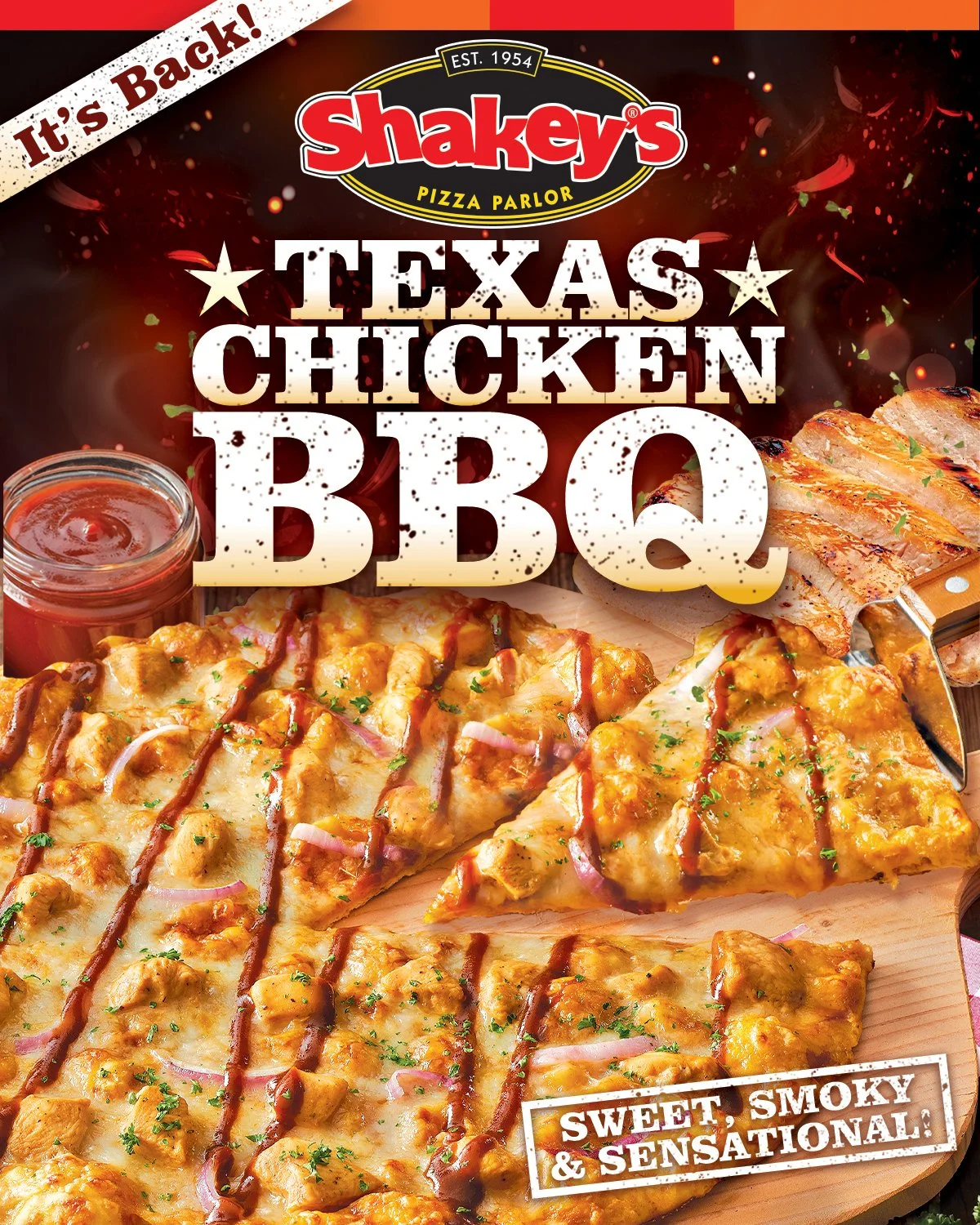 Shakey’s Texas Chicken BBQ Pizza Is Back