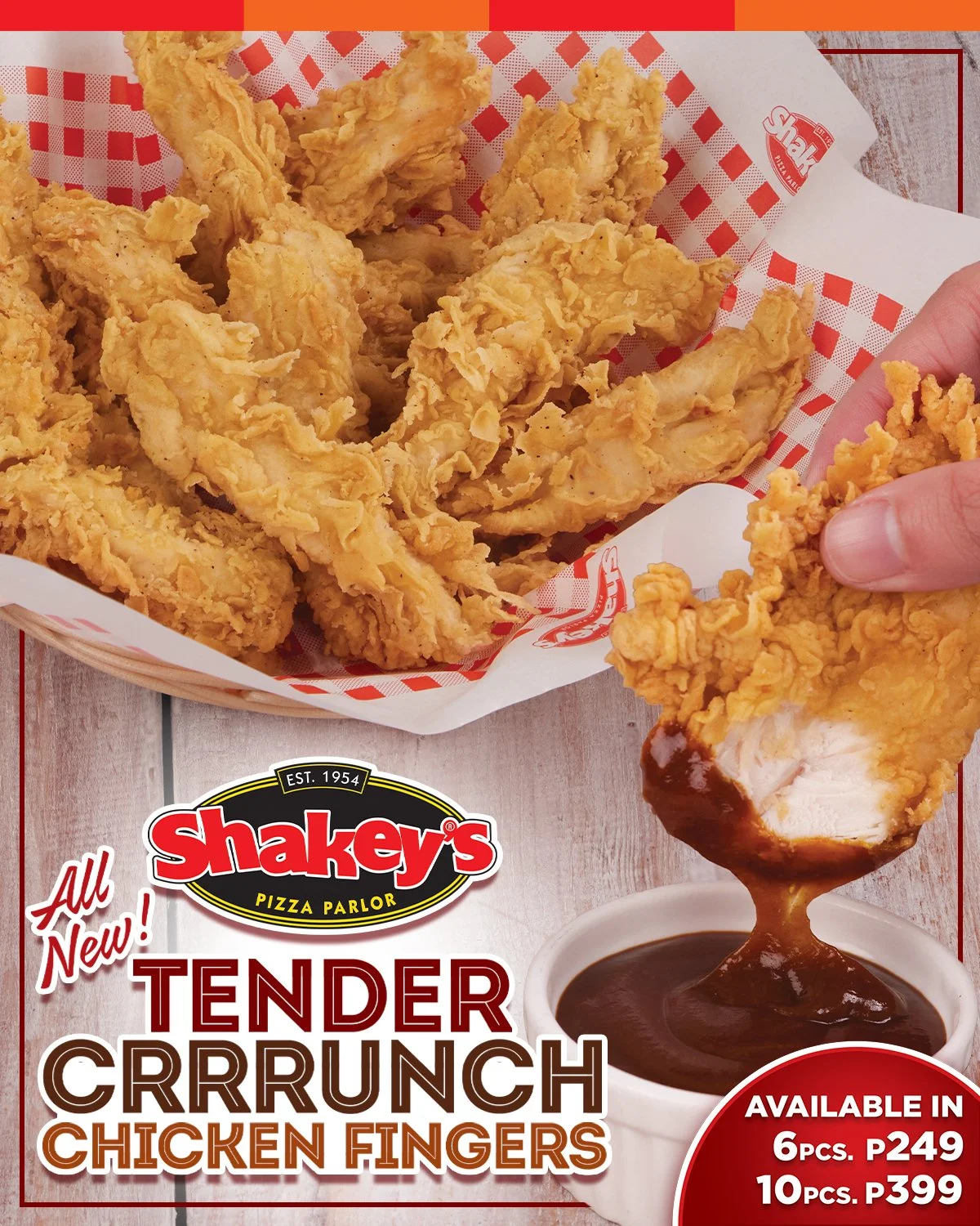 Shakey’s Introduces Tender Crrrunch Chicken Fingers