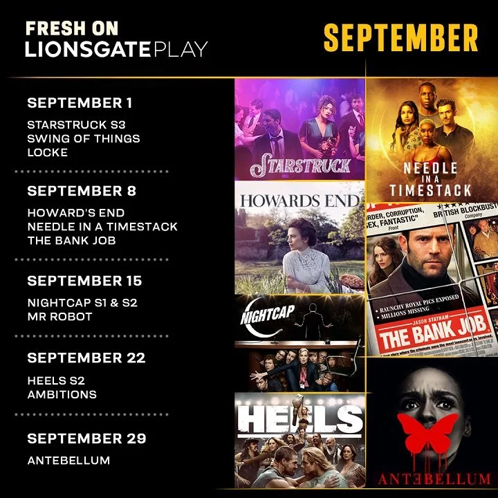 Check Out Lionsgate Play's Binge-Worthy September Releases