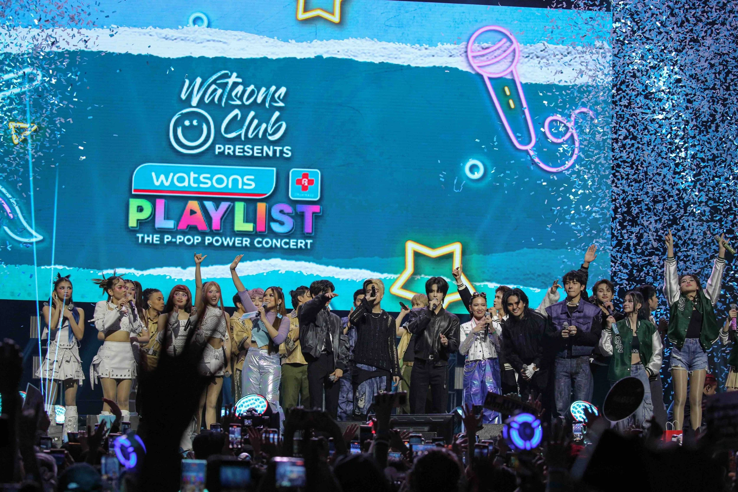 Watsons Playlist: The P-Pop Power Concert SOLD OUT The SM Mall Of Asia Arena