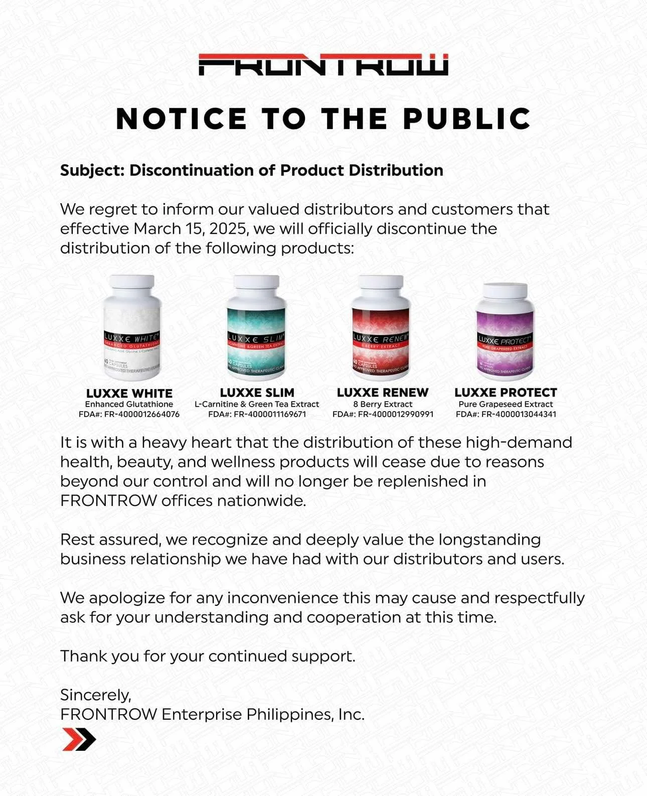 Top Distribution Company Says Goodbye To Its Flagship Product 