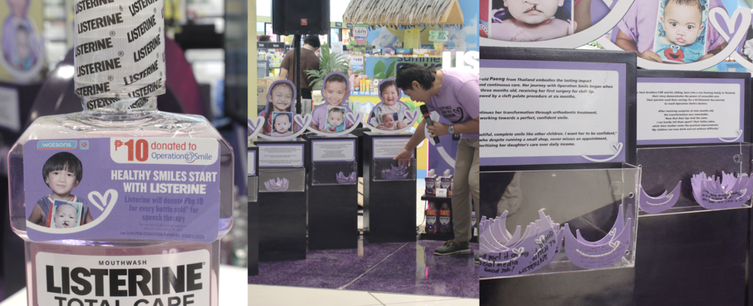 Listerine Partners with Watsons &amp; Operation Smile Philippines to Support Comprehensive Cleft Care