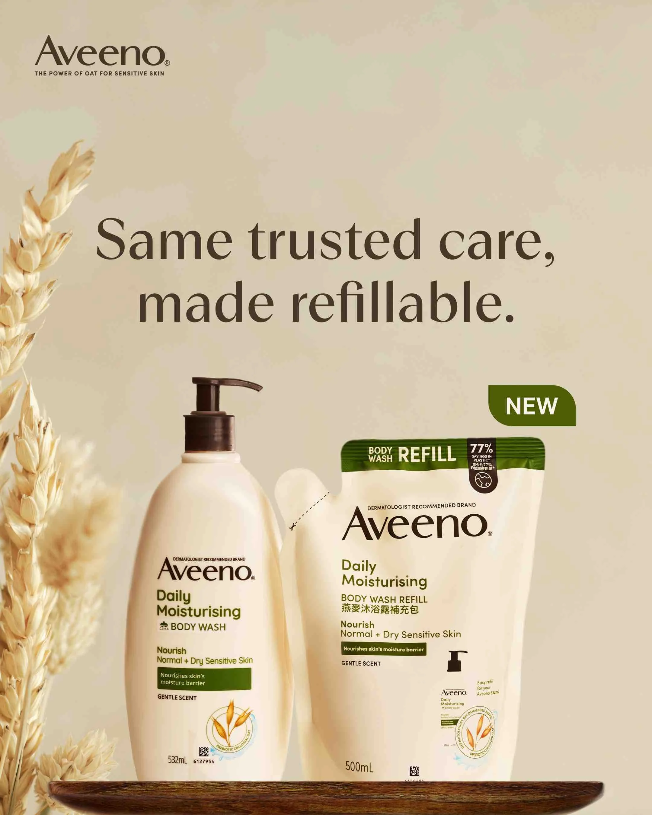 #RefillWithAveeno: Aveeno Launches Great Value For You And Care For The Planet Through Body Wash Refills    