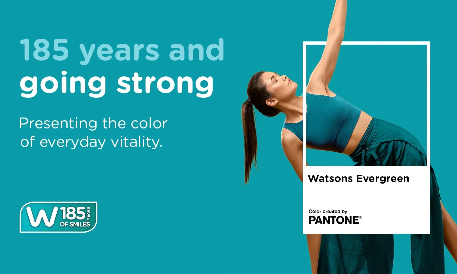 Watsons Unveils ‘Watsons Evergreen’ with Pantone to Celebrate 185 Years of Trusted Care and Everyday Vitality