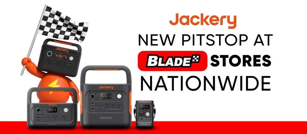 Jackery, BLADE Auto Center join forces to empower Filipino homes and road trips   