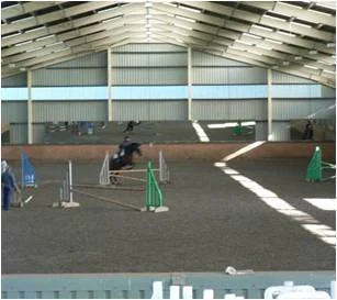 Indoor arena at Wellington Country Park