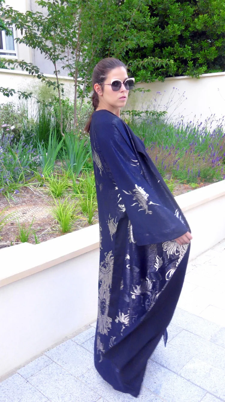 kimono over jumpsuit
