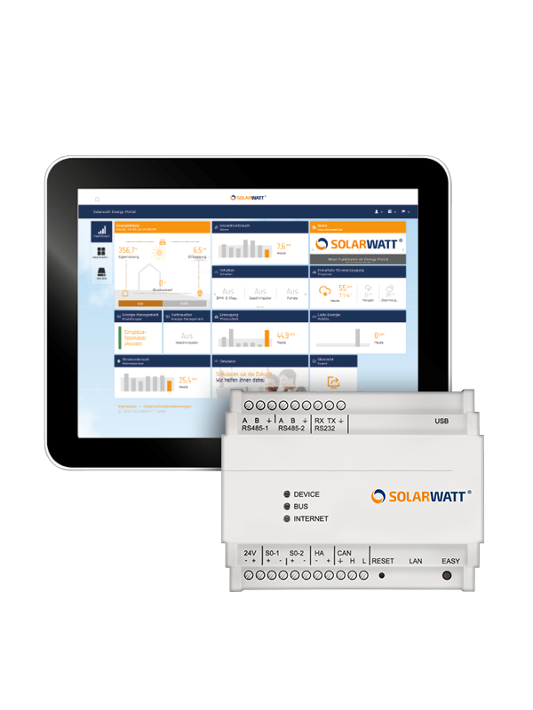 Die intelligente Schaltzentrale - der SOLARWATT Energy Manager