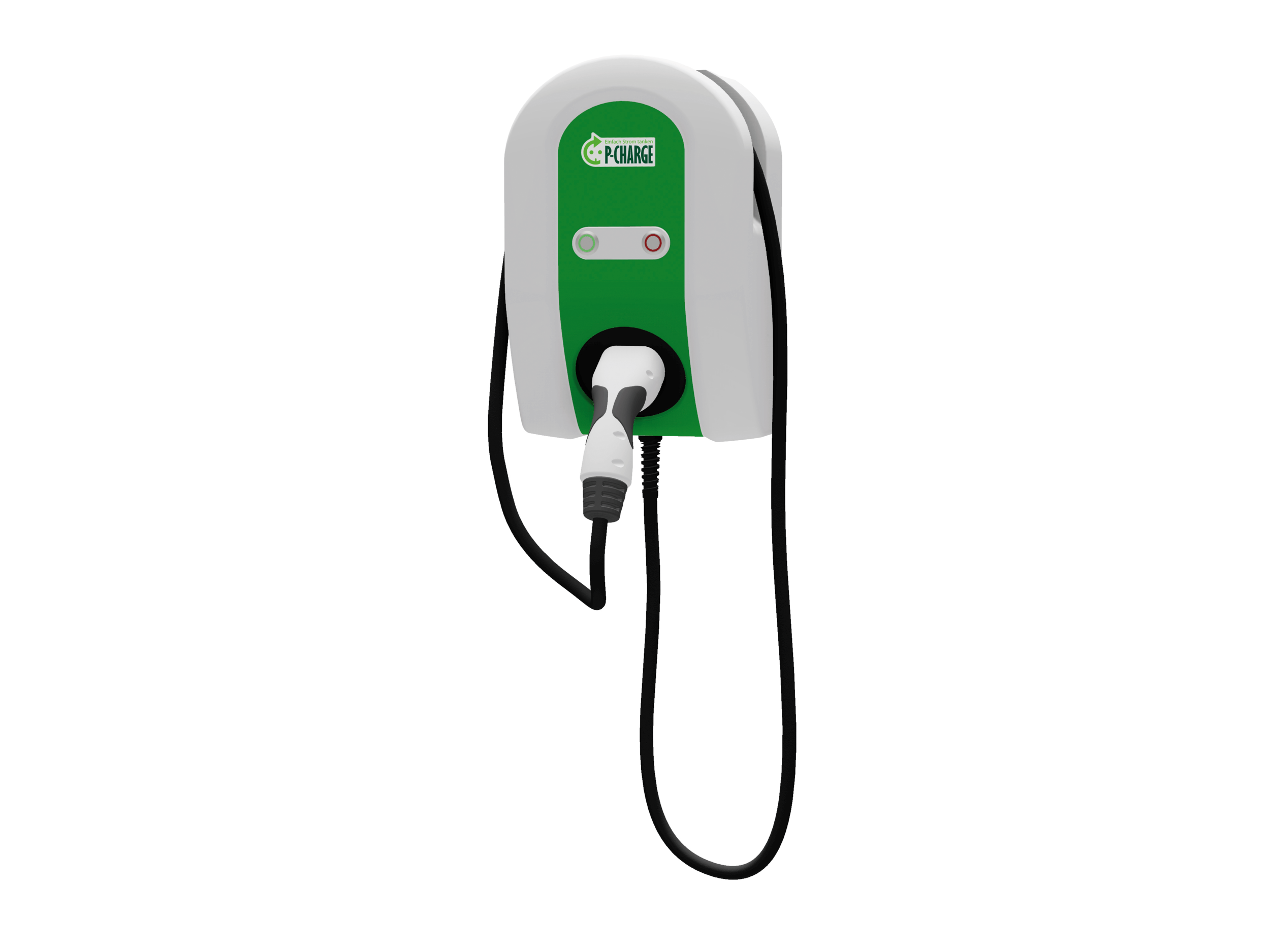 Wallbox Mono mit Ladeleitung und Stecker Typ 2