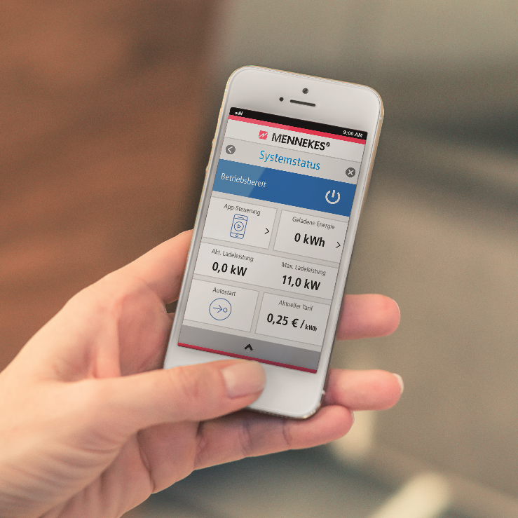 Überall den Überblick behalten - die Mennekes Charge APP